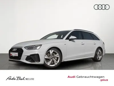 Gebraucht Audi A4 S-Line 204 PS (150 kW) 2023 Gletscherweiß metallic Kombi