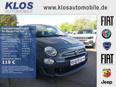 Usado Fiat 500 Tech 69 HP (50 kW) 2021 Cinzento Citadino