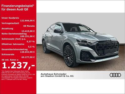Neu Audi Q8 S-Line 340 PS (250 kW) 2026 Silber SUV