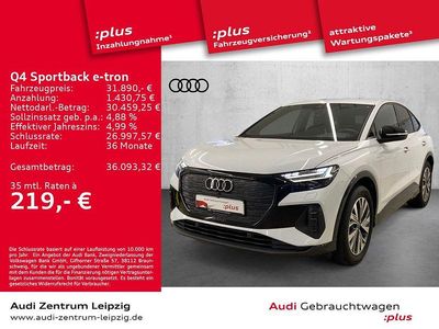Gletscherweiß metallic Gebraucht 2022 Audi Q4 Sportback e-tron Advanced SUV | 31.890 € (Fairer Preis)