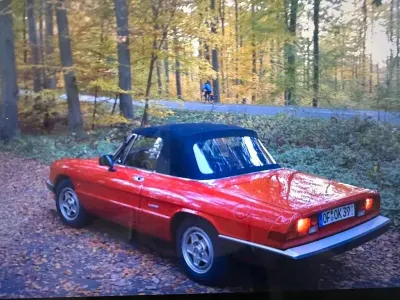 Gebraucht Alfa Romeo Spider 116 PS (85 kW) 1989 Rot Cabrio