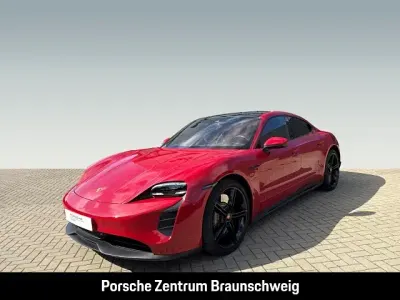 Gebraucht Porsche Taycan 4S 419 kW (571 PS) 2022 Rot Limousine