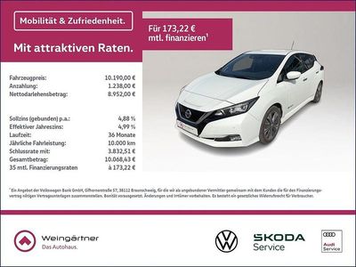 Gebraucht Nissan Leaf N-Connecta 110 kW (150 PS) 2018 Weiß Kleinwagen