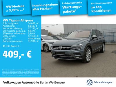 Grau Gebraucht 2020 VW Tiguan Highline SUV | 34.089 € (Teuer)