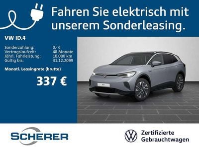 Gebraucht VW ID.4 Pure 125 kW (170 PS) 2023 Mondsteingrau schwarz SUV