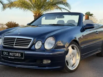 Gebraucht Mercedes CLK320 Avantgarde 218 PS (160 kW) 1999 Blau Cabrio