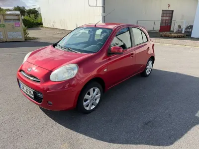 Gebraucht Nissan Micra 80 PS (58 kW) 2012 Rot Kleinwagen