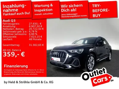 Gebraucht Audi Q3 S-Line 245 PS (180 kW) 2022 0e mythosschwarz metallic SUV