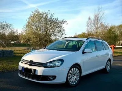 Gebraucht VW Golf VI 122 PS (89 kW) 2010 Weiß Kombi