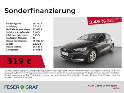 Gebraucht Audi A3 Advanced 150 PS (110 kW) 2025 Mythosschwarz metallic Limousine