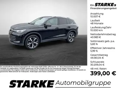 Neu VW Tiguan R-line 193 PS (141 kW) 2025 Schwarz (grenadillschwarz metallic) SUV