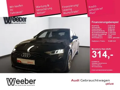 Brugt Audi A3 Ambiente 110 HK (80 kW) 2021 Sort Sedan
