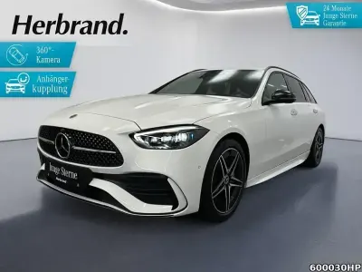 Gebraucht Mercedes C220 AMG 197 PS (144 kW) 2025 Polarweiß uni Kombi