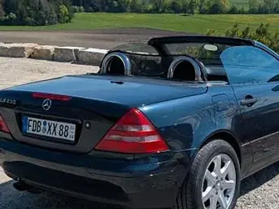 Gebraucht Mercedes SLK200 136 PS (100 kW) 1998 Schwarz Cabrio