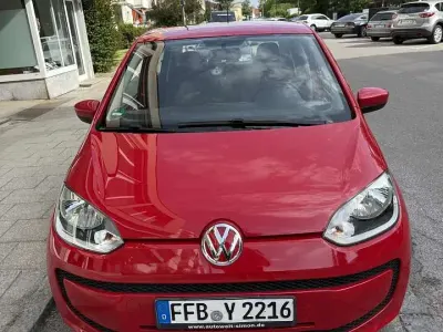 Gebraucht VW up! move up! 60 PS (44 kW) 2016 Rot Kleinwagen