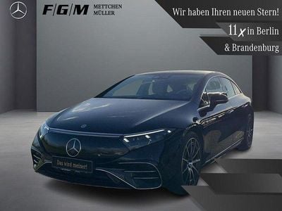 Obsidianschwarz metalliclack Gebraucht 2022 Mercedes EQS450+ AMG line Limousine | 50.470 €