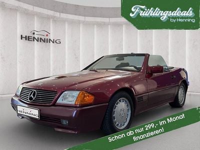 Usata Mercedes SL300 190 CV (139 kW) 1989 Rosso Cabrio