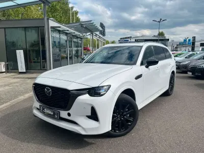 Gebraucht Mazda CX-80 Homura-Line 254 PS (186 kW) 2025 Rhodiumwhite SUV