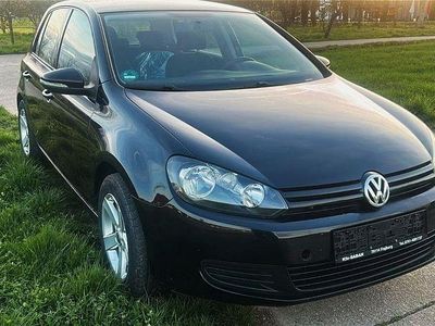 Gebraucht VW Golf VI Trendline 105 PS (77 kW) 2010 Schwarz Kleinwagen