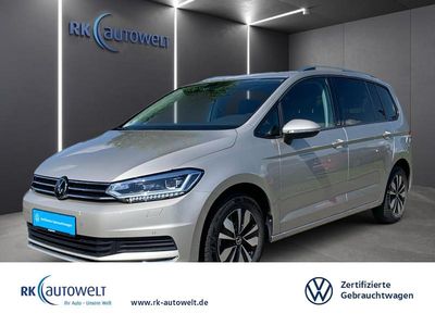 Gebraucht VW Touran Move 150 PS (110 kW) 2023 Ivory silver metallic Van / Kleinbus