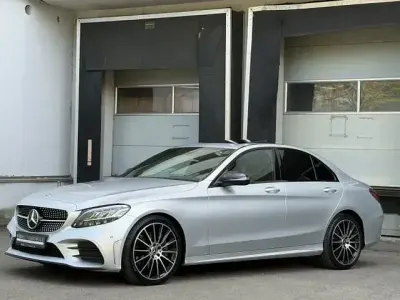 Brugt Mercedes C300 AMG 245 HK (180 kW) 2021 Sølv Sedan