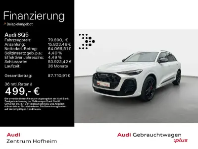 Neu Audi SQ5 Sport 367 PS (269 kW) 2025 Gletscherweiß metallic SUV