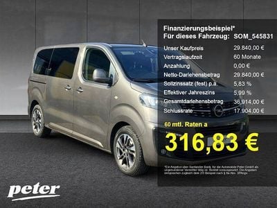 Gebraucht Opel Zafira Life Innovation 150 PS (110 kW) 2019 Mondstein grau Van / Kleinbus