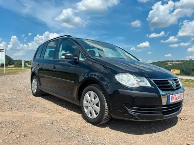 Gebraucht VW Touran 105 PS (77 kW) 2008 Schwarz Van / Kleinbus