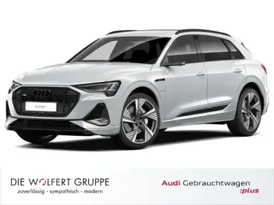Gebraucht Audi e-tron S-Line 300 kW (408 PS) 2022 Gletscherweiß metallic SUV