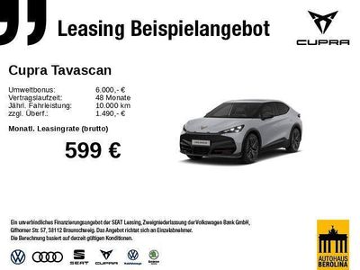 Neu Cupra Tavascan VZ 250 kW (340 PS) 2026 Weiß SUV