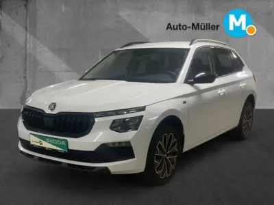 Gebraucht Skoda Kamiq Tour 116 PS (85 kW) 2025 Moon white (metallic) SUV