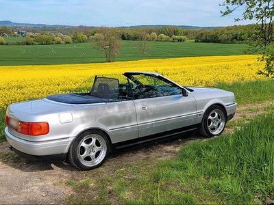 Gebraucht Audi Cabriolet 116 PS (85 kW) 1995 Silber Cabrio