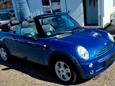 Gebraucht Mini One Cabriolet 90 PS (66 kW) 2007 Blau Cabrio