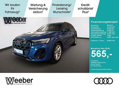 Ascariblau metallic Gebraucht 2025 Audi Q7 S-Line SUV | 67.890 € (Etwas zu teuer)