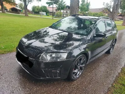 Gebraucht Skoda Octavia vRS 184 PS (135 kW) 2016 Schwarz Kombi