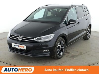 Gebraucht VW Touran Highline 150 PS (110 kW) 2020 Schwarz Van / Kleinbus