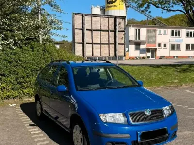 Gebraucht Skoda Fabia 80 PS (58 kW) 2007 Blau Kombi