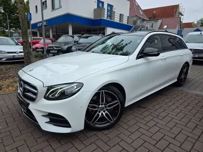 Gebraucht Mercedes E200 AMG 197 PS (144 kW) 2019 Polarweiss Kombi