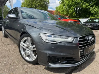 Używany Audi A6 S-line plus 272 KM (200 kW) 2015 Szary Sedan/Limuzyna