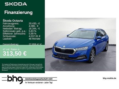 Gebraucht Skoda Octavia 204 PS (150 kW) 2021 Blau Kombi