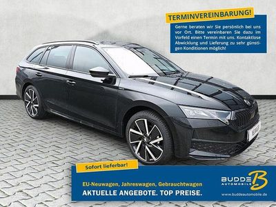 Neu Skoda Octavia SportLine 150 PS (110 kW) 2025 Blackmagic perleffekt Kombi
