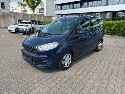 Gebraucht Ford Tourneo Courier Trend 101 PS (74 kW) 2015 Blau Van / Kleinbus