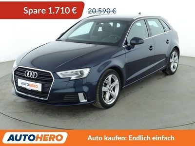 Gebraucht Audi A3 Sport 150 PS (110 kW) 2018 Blau Limousine