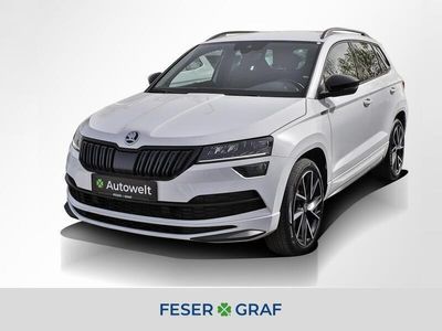 gebraucht Skoda Karoq 2.0 TDI 4x4 Sportline DSG LED Navi Sitzh.