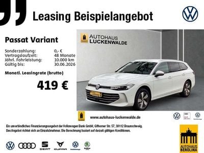 Gebraucht VW Passat Business 150 PS (110 kW) 2025 Weiß Kombi