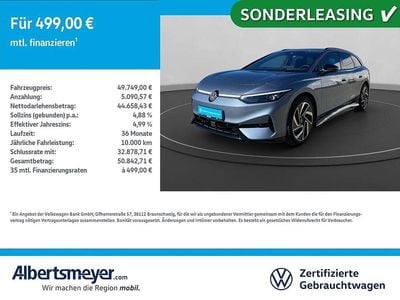 Gebraucht VW ID.7 Pro 210 kW (286 PS) 2024 Blau Kombi