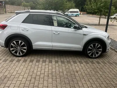 Käytetty VW T-Roc Sport 150 HP (110 kW) 2019 Valkoinen Katumaasturi