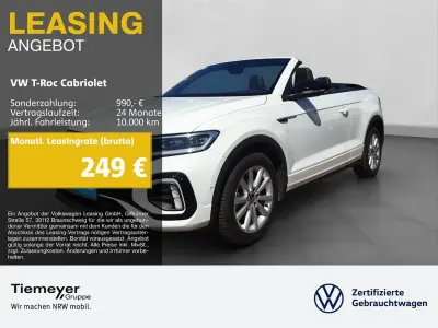 Gebraucht VW T-Roc Cabriolet R-line 150 PS (110 kW) 2025 Weiß Cabrio