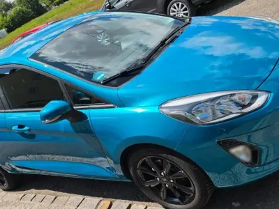 Gebraucht Ford Fiesta Cool & Connect 101 PS (74 kW) 2017 Blau Kleinwagen