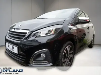 Gebraucht Peugeot 108 Top! Collection 72 PS (52 kW) 2020 Schwarz Kleinwagen